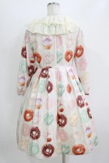 画像3: Leur Getter / Pastel Donuts袖付きワンピース M グレー H-26-07-17-1011-LU-OP-KB-ZH (3)