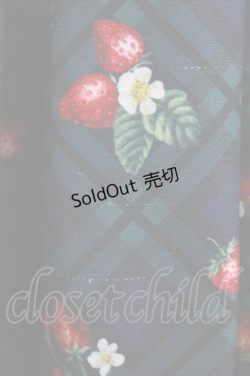 画像5: Emily Temple cute / Strawberry Tartanノースリーブワンピース  ブラックウォッチ H-26-07-17-1013-ET-OP-AK-ZH (5)