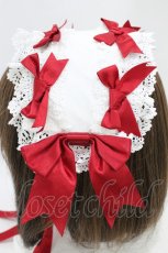画像3: BABY,THE STARS SHINE BRIGHT / Ribbon ribbon bloomsヘッドドレス  オフ白/エンジ H-26-07-17-001-BA-AC-NS-ZH (3)