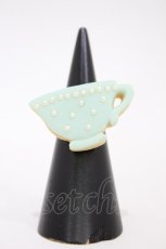 画像1: Angelic Pretty / Tea Cup Cookieリング Free サックス H-26-07-17-011-AP-AC-NS-ZH (1)