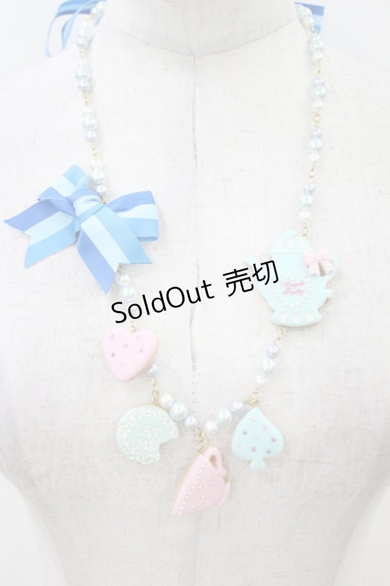 画像1: Angelic Pretty / アソートCookieネックレス  ブルー H-26-07-17-014-AP-AC-NS-ZH (1)