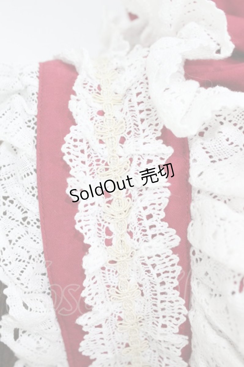 画像3: BABY,THE STARS SHINE BRIGHT / Rose Lace Rococoボンネット  エンジ H-26-07-17-002-BA-AC-NS-ZH (3)