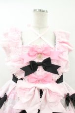 画像4: BABY,THE STARS SHINE BRIGHT / Cutie Whipped cream parfaitジャンパースカート Free ブラック H-26-07-17-021-BA-OP-NS-ZH (4)