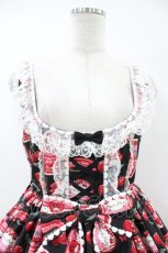 画像4: Angelic Pretty / Cherry Jam Labelジャンパースカート Free ブラック H-26-07-17-022-AP-OP-NS-ZH (4)
