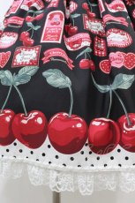 画像5: Angelic Pretty / Cherry Jam Labelジャンパースカート Free ブラック H-26-07-17-022-AP-OP-NS-ZH (5)