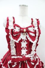 画像4: BABY,THE STARS SHINE BRIGHT / Rose Lace Rococoジャンパースカート Free エンジ H-26-07-17-024-BA-OP-NS-ZH (4)