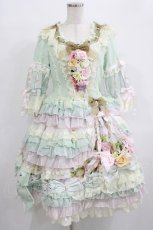 画像1: BABY,THE STARS SHINE BRIGHT / Scarlet 〜Primavera Waltz Dress〜  ミント H-26-07-18-001-BA-OP-KB-ZH (1)