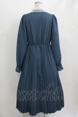 画像3: m petit by misako / AM*レースエリプリーツワンピース L ブルー H-26-07-18-034-LO-OP-NS-ZH (3)