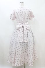 画像2: Lulu Amour / しぃぺろ/花柄ワンピース M ピンク H-26-07-18-1033-0-OP-NS-ZH (2)