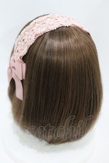 画像2: m petit by misako / TT*AMレースカチューシャ  ピンク H-26-07-18-1006-LO-AC-NS-ZH (2)