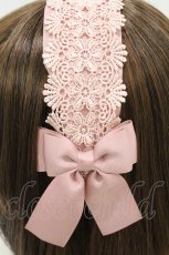 画像3: m petit by misako / TT*AMレースカチューシャ  ピンク H-26-07-18-1006-LO-AC-NS-ZH (3)