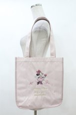 画像1: Maison de FLEUR / Minnie Mouse パイピングトートバッグ  ピンク H-26-07-18-1016-LO-BG-NS-ZH (1)