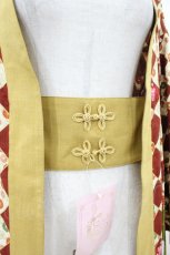 画像5: metamorphose / 百花繚乱〜まほろばの舞〜着物風羽織り Free 深緋×えんじ H-26-07-18-1025-ME-JA-NS-ZH (5)