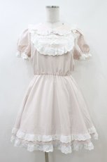 画像1: Honey Cinnamon / はしごリボンコットンフリルワンピース M ピンク H-26-07-18-1030-LO-OP-NS-ZH (1)
