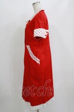 画像2: Angelic Pretty / MilkshakeワンピースSet Free レッド H-26-07-18-049-AP-OP-NS-ZH (2)