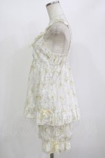 画像2: Kurumi Collaboration / Fairy’s Bouquetベビードール+ドロワーズ L イエロー H-26-07-18-054-LO-TO-YZ-ZH (2)