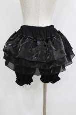 画像3: m petit by misako / 3分丈ドロワーズ L~LL ブラック H-26-07-18-056-LO-PA-NS-ZH (3)