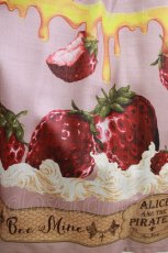 画像4: ALICE and the PIRATES / Honey Bee Berry柄ジャンパースカートII Free 渋ピンク H-26-07-18-007-PA-OP-NS-ZH (4)