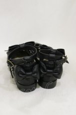 画像3: metamorphose / トリプルリボンクロスストラップシューズ S(約22.5cm) ブラック H-26-07-20-041-ME-SH-YZ-ZH (3)