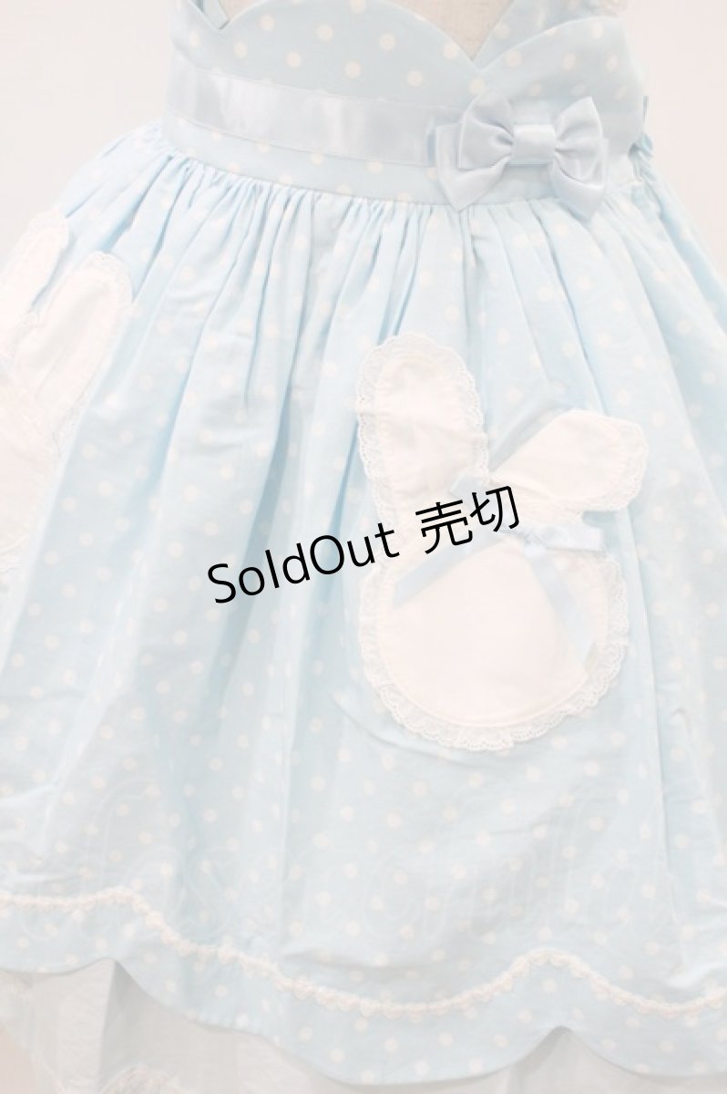 画像4: Angelic Pretty / うさぎちゃんポッケスカート Free サックス H-26-07-20-005-AP-SK-NS-ZH (4)