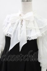 画像3: mellfy memory / Lacy millefeuille frill collar ワンピース M ブラック H-26-07-20-010-0-OP-NS-ZH (3)