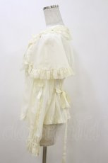 画像2: metamorphose / ケープ付き丸襟ブラウス size 1 アイボリー H-26-07-20-020-ME-BL-YZ-ZH (2)