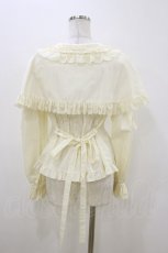 画像3: metamorphose / ケープ付き丸襟ブラウス size 1 アイボリー H-26-07-20-020-ME-BL-YZ-ZH (3)