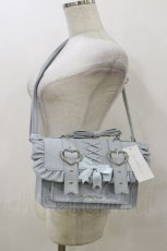 画像1: DearMyLove / 選べるデザインリボンショルダーバッグ  サックス H-26-07-20-027-EL-BG-NS-ZH (1)