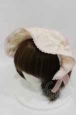 画像1: axes femme kawaii / ドットチュールフリルカチューシャ  ピンク H-26-07-20-029-AX-AC-NS-ZH (1)