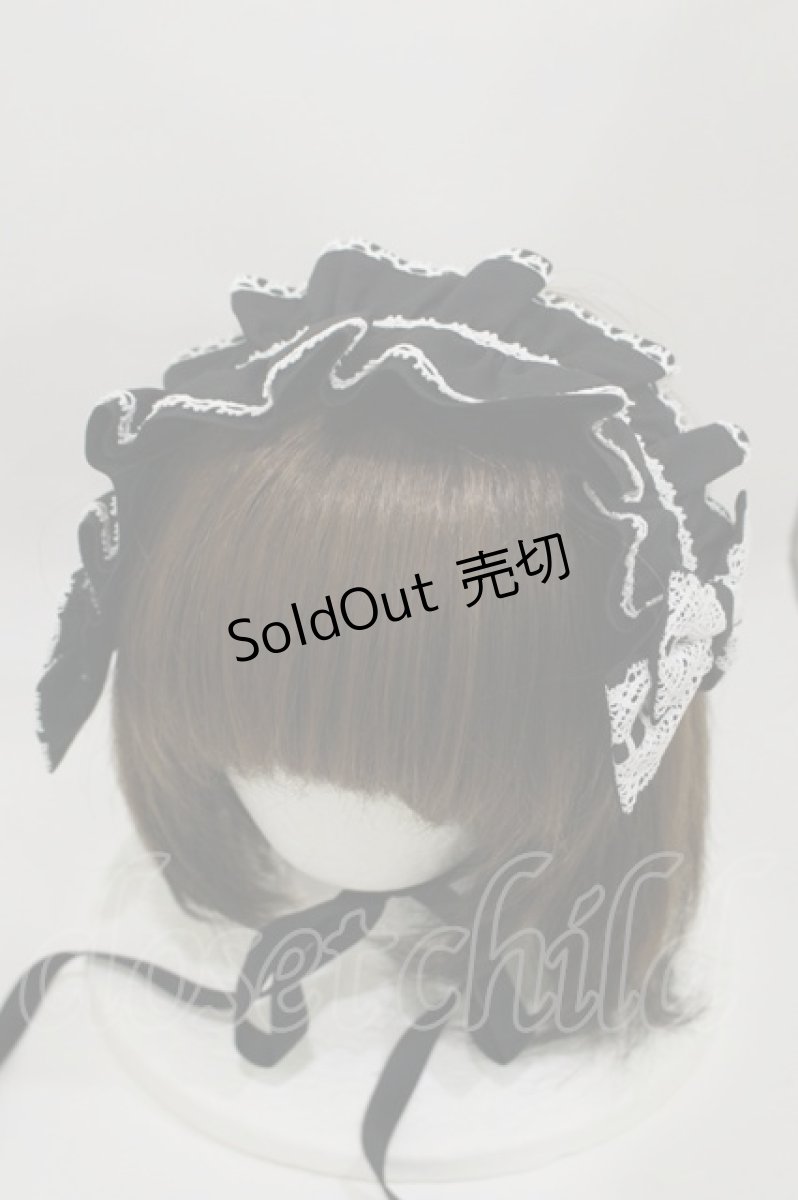 画像1: metamorphose / 木漏れ日のトロイメライ ヘッドドレス  ブラック H-26-07-20-033-ME-AC-YZ-ZH (1)