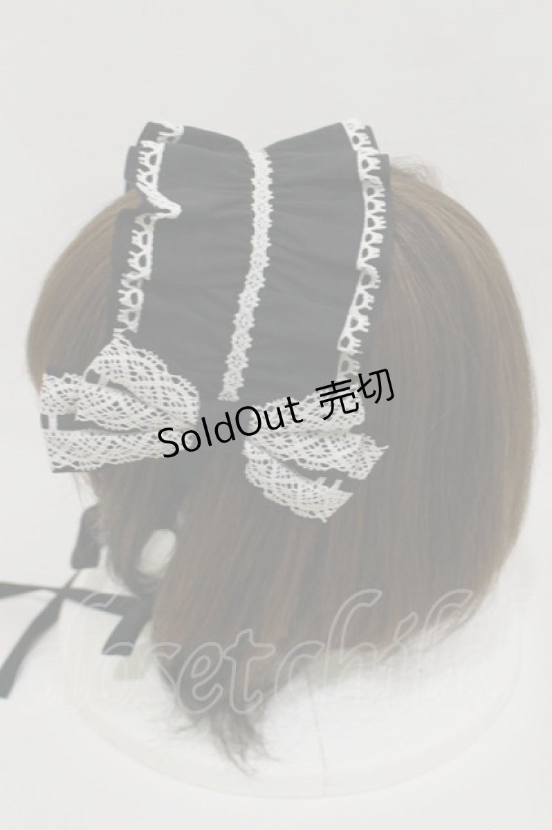 画像2: metamorphose / 木漏れ日のトロイメライ ヘッドドレス  ブラック H-26-07-20-033-ME-AC-YZ-ZH (2)
