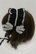 画像2: metamorphose / 木漏れ日のトロイメライ ヘッドドレス  ブラック H-26-07-20-033-ME-AC-YZ-ZH (2)
