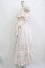 画像2: LIZ LISA / カットワークレースワンピース 0 ピンク H-26-07-21-024-LO-OP-NS-ZH (2)