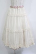 画像1: m petit by misako / NINA'S/RVパニエスカート M ピンク/アイボリー リバーシブル H-26-07-21-026-LO-SK-NS-ZH (1)
