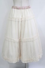 画像3: m petit by misako / NINA'S/RVパニエスカート M ピンク/アイボリー リバーシブル H-26-07-21-026-LO-SK-NS-ZH (3)