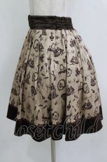 画像2: axes femme / メルヘン柄スカート M ブラウン H-26-07-21-039-AX-SK-NS-ZH (2)