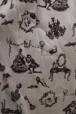 画像4: axes femme / メルヘン柄スカート M ブラウン H-26-07-21-039-AX-SK-NS-ZH (4)