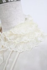 画像3: Innocent World / ホイップレース衿ブラウス M アイボリー H-26-07-21-046-IW-BL-NS-ZH (3)