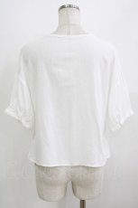 画像2: Fi.n.t / ヨークフルーツ刺繍ブラウス Free OFFWHITE H-26-07-21-047-CA-BL-NS-ZH (2)