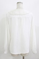 画像2: Fi.n.t / スノーフレーク刺繍衿ブラウス Free OFFWHITE H-26-07-21-052-CA-BL-NS-ZH (2)