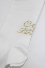 画像2: ALICE and the PIRATES / A/P薔薇レースオーバーニーソックス 22-24cm 白 H-26-07-21-067-PA-ZA-NS-ZH (2)