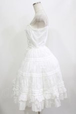 画像2: Victorian maiden / コットンギャザーアンダードレス Free 白 H-26-07-21-008-CL-OP-NS-ZH (2)