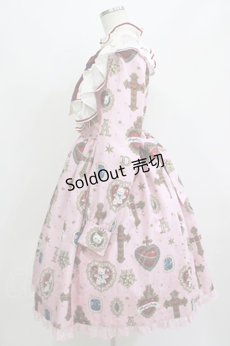 画像2: Angelic Pretty / Noble Collectionワンピースセット Free ピンク H-26-07-21-082-AP-OP-NS-ZH (2)