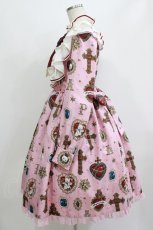 画像2: Angelic Pretty / Noble Collectionワンピースセット Free ピンク H-26-07-21-082-AP-OP-NS-ZH (2)