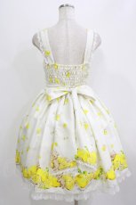 画像3: metamorphose / Dreaming heart Lemonリボンジャンパースカート(ミニ） Free オフ白 H-26-07-21-010-ME-OP-NS-ZH (3)