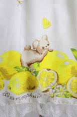 画像4: metamorphose / Dreaming heart Lemonリボンジャンパースカート(ミニ） Free オフ白 H-26-07-21-010-ME-OP-NS-ZH (4)