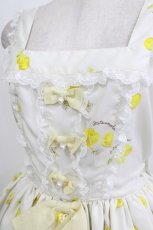 画像5: metamorphose / Dreaming heart Lemonリボンジャンパースカート(ミニ） Free オフ白 H-26-07-21-010-ME-OP-NS-ZH (5)