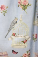 画像5: Melody BasKet / 鳥籠と薔薇のワンピース M サックス H-26-07-22-033-LO-OP-AK-ZH (5)