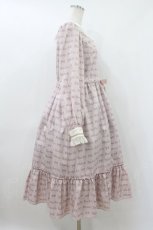 画像3: Melody BasKet / ロゴ＆リボンワンピース  ピンク H-26-07-22-034-LO-OP-KB-ZH (3)