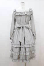 画像2: Melody BasKet / Shiny dot dress M グレー H-26-07-22-037-LO-OP-KB-ZH (2)